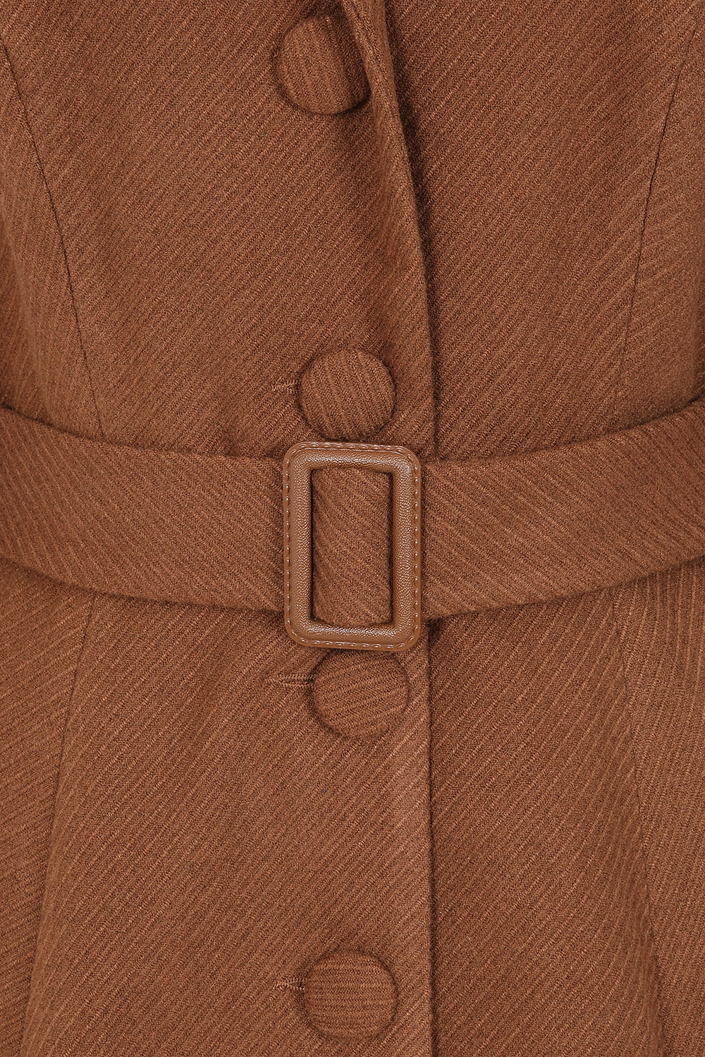 Isabella Swing Coat in Brown